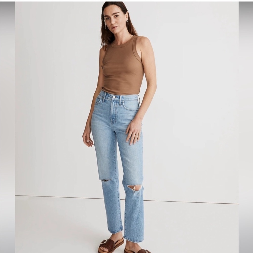Madewell The Perfect Vintage Straight Jeans in Westanna Wash Size 31